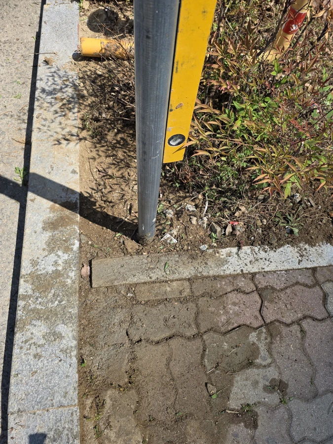 계단 석재 재부착